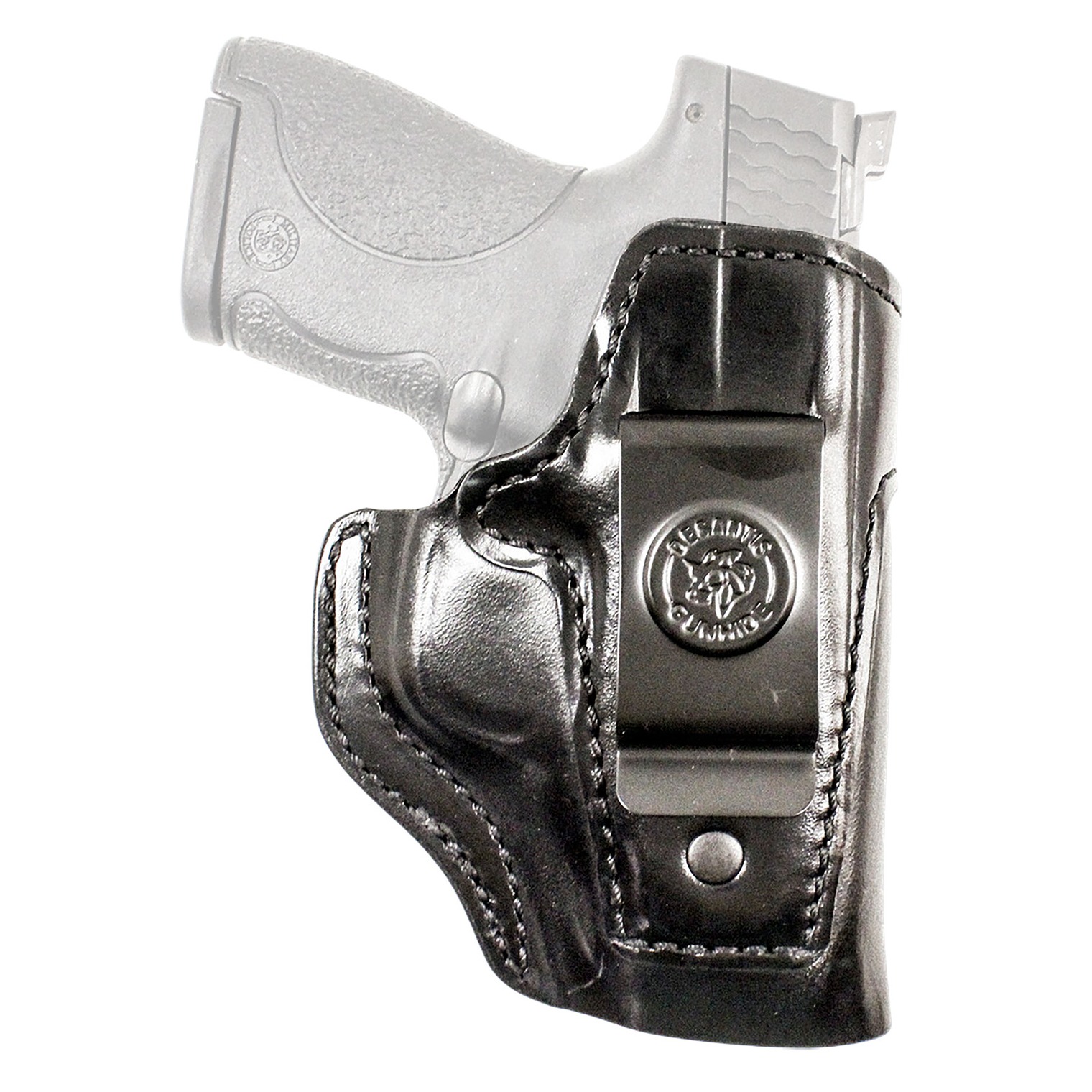 DeSantis Gunhide 127BA2WZ0 Inside Heat IWB Black Leather Fits Springfield Hellcat Pro Right Hand