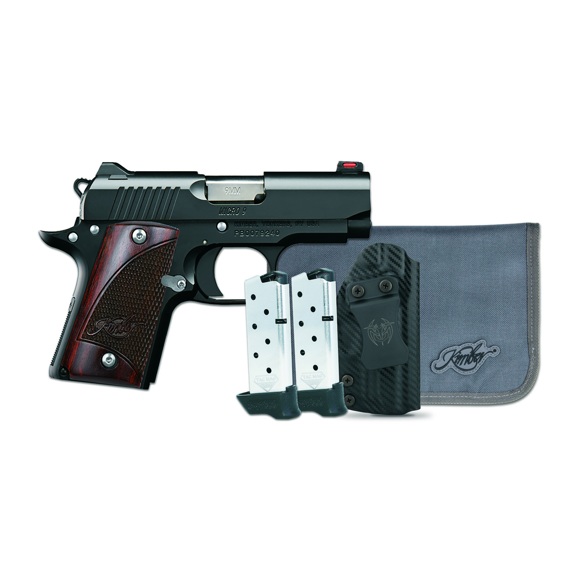 KIMBER 3300253 MICRO 9 BLACK RSWD 9MM 3.15” RTC