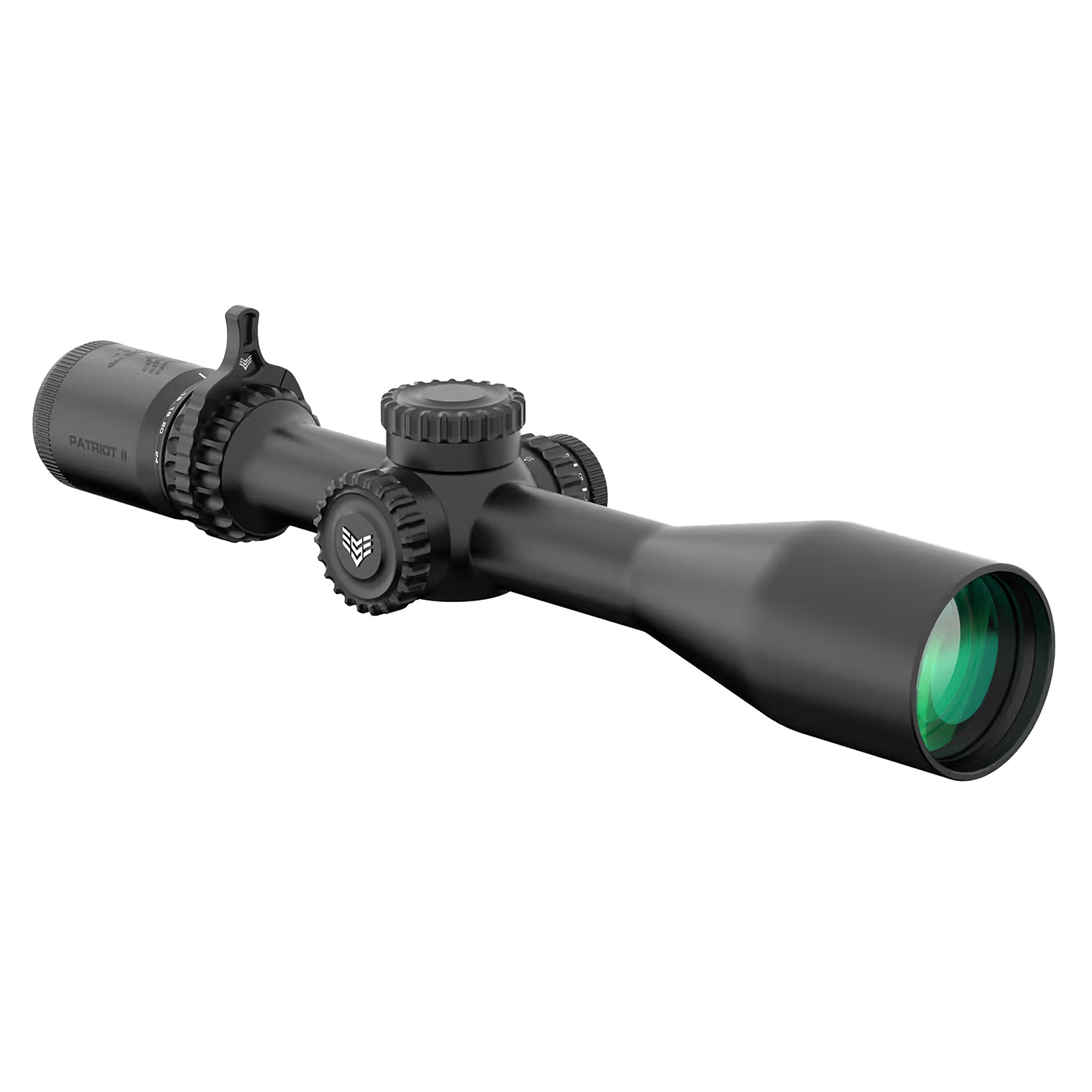 Swampfox Optics PAT2624MT Patriot II Black 6-24x50mm 30mm Tube Clean Tree MOA Reticle