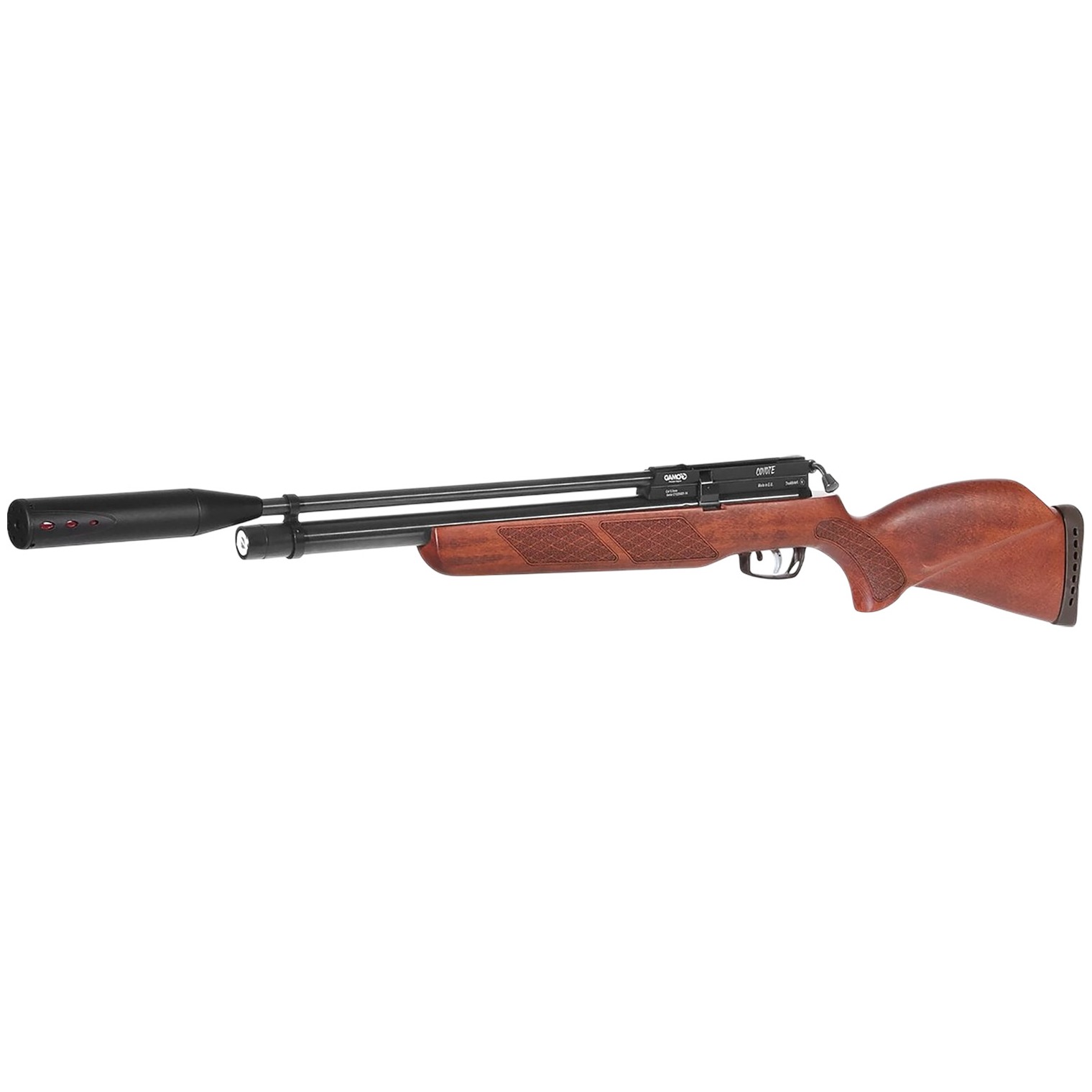 Gamo 1464S54 Coyote Whisper Fusion PCP 177 Cal 10 Shot, Match Grade Barrel, Beechwood Stock