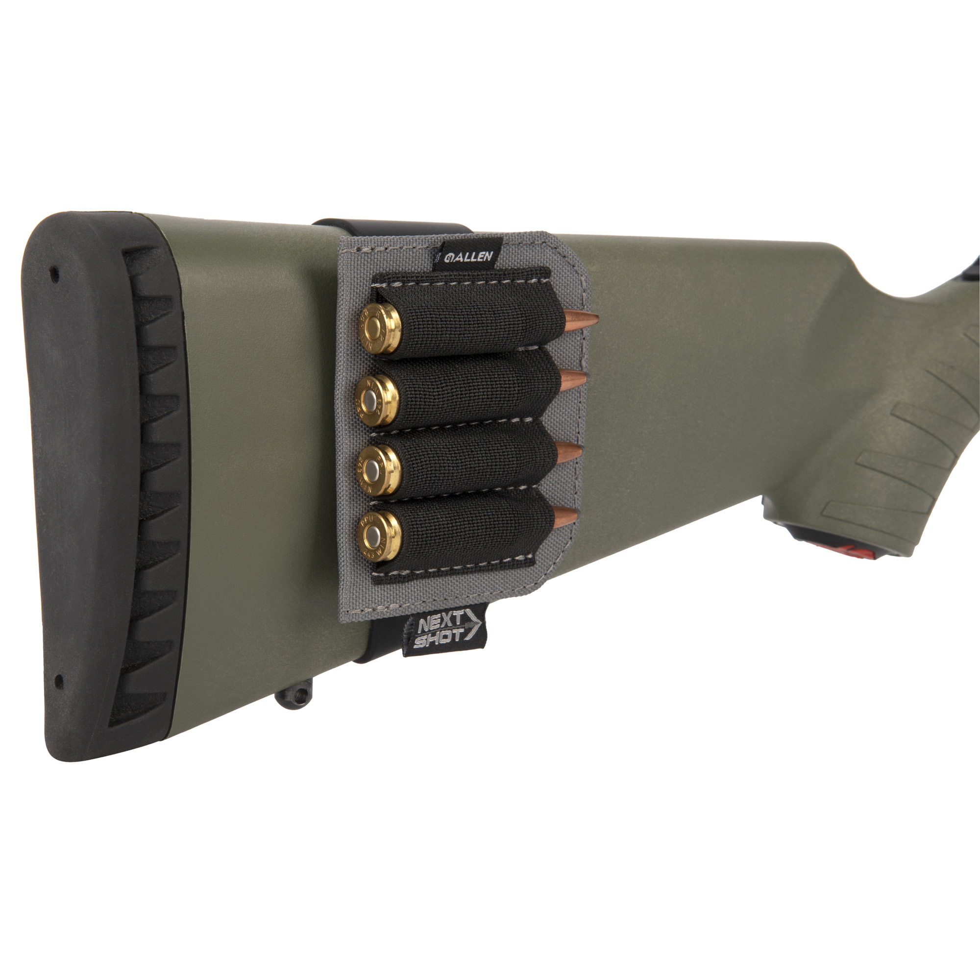 Allen 8208 Next Shot Rifle Cartridge Carrier Band Multi-Caliber Black Silicone Band 4rd Rifle