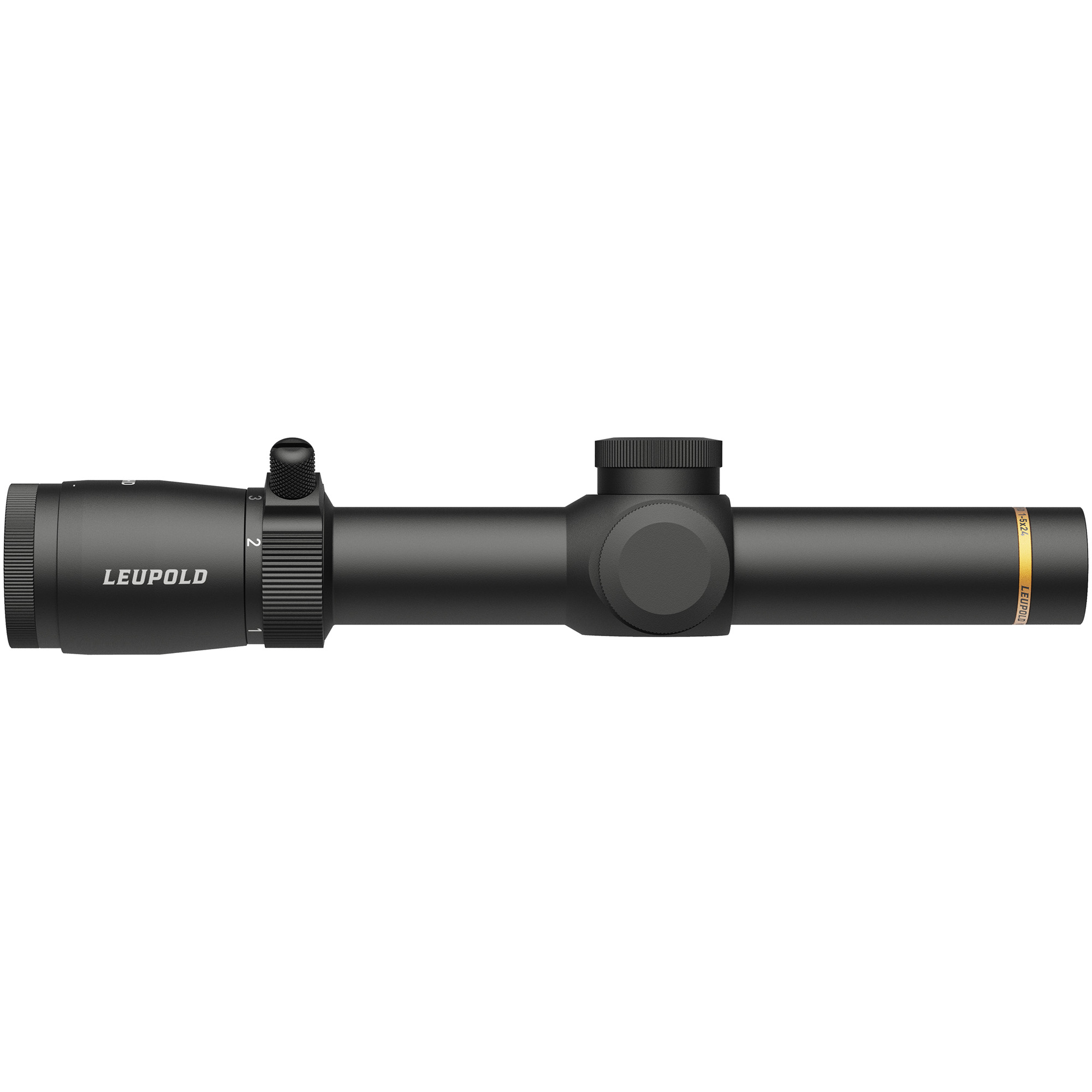Leupold 183844 VX-5HD Gen 2 Black 1-5x 24mm 30mm Tube Illuminated FireDot 4 Fine Reticle