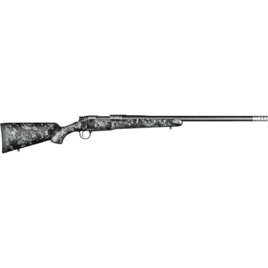 Christensen Arms 8010614300 Ridgeline FFT Full Size 7mm Rem Mag 3+1, 22" Stainless Steel Threaded Barrel, Stainless Aluminum Receiver Black w/Gray Accents Fixed Sporter w/Flash Forged Technology Stock