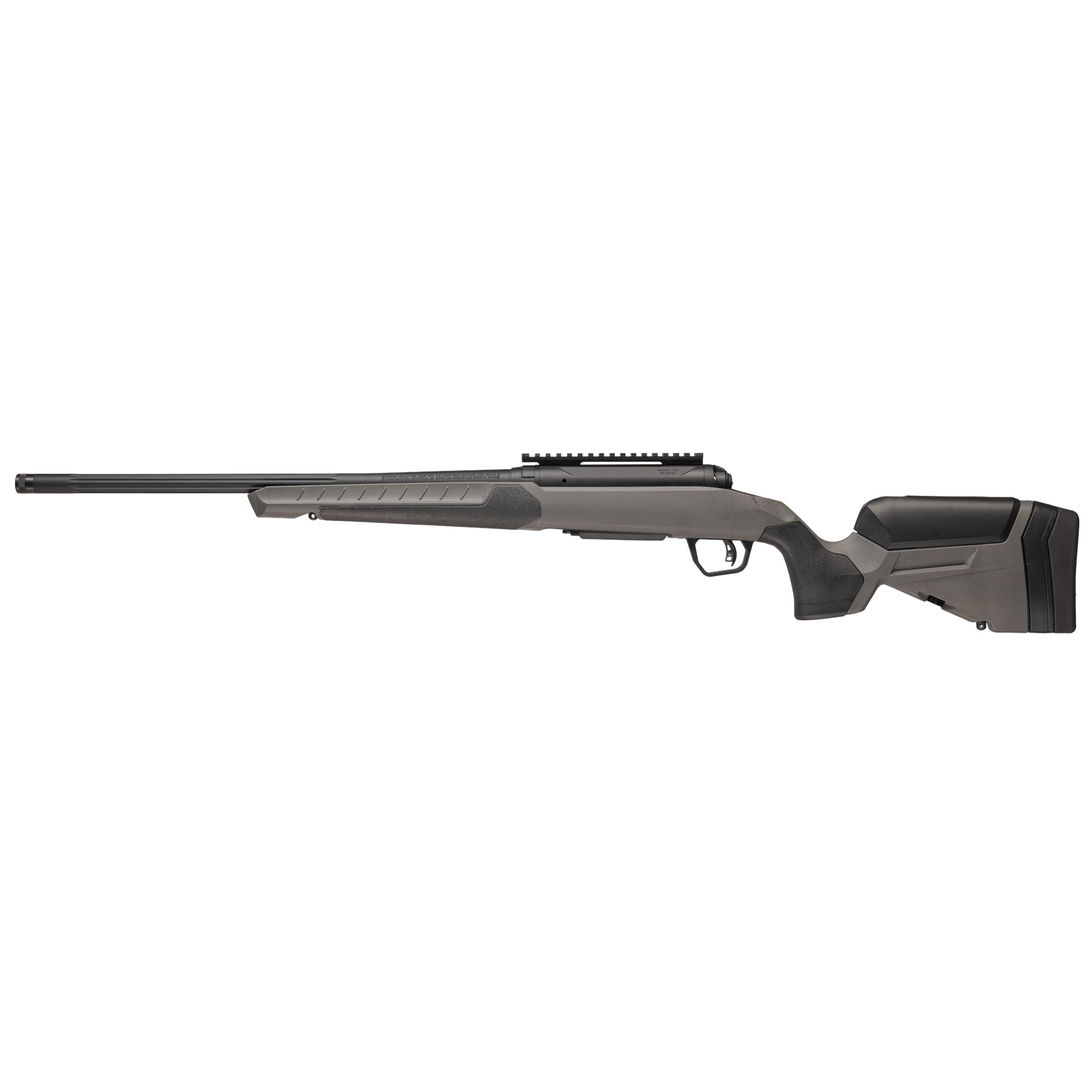 Savage Arms 32525 110 Core Hunter 243 Win 4+1 20” Fluted Barrel, Flat Dark Gray AccuStock w/AccuFit V2 Synthetic Stock, Right Hand