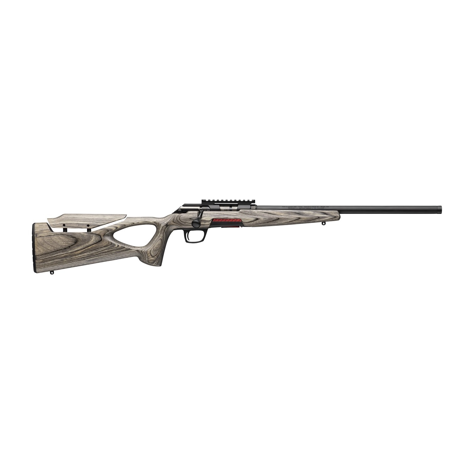 Winchester Repeating Arms 525227286 Xpert Target 17 WSM 8+1 18” Matte Black Threaded Barrel, Matte Black Steel Receiver w/Picatinny Rail, Gray Thumbhole w/Adjustable Comb Laminate Stock