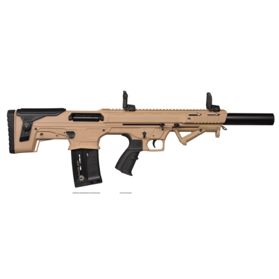 Panzer Arms BP12 Gen 2 Semi-Auto Bullpup 12 Gauge Shotgun, Desert Tan - BP12BSDT