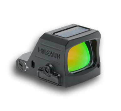 Holosun 407C-X3-RD 2 MOA Red Dot RMR Optic - Side Battery - Solar & Shake Awake