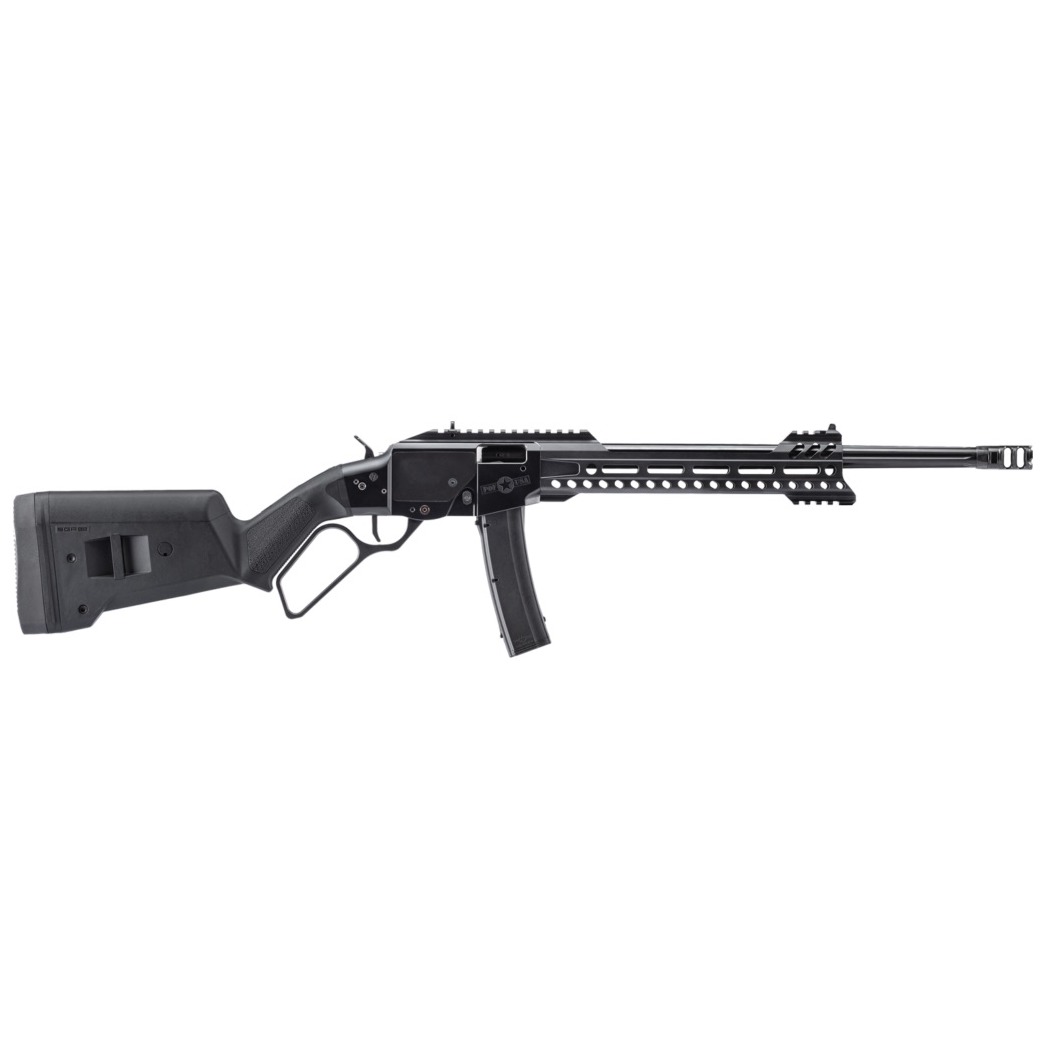 Patriot Ordnance Factory 02543 Tombstone 9mm Luger 20+1 16.50” Black Fluted Threaded Barrel, Black Aluminum Receiver w/Picatinny Rail, M-LOK Handguard, Magpul SGA Black Synthetic Stock