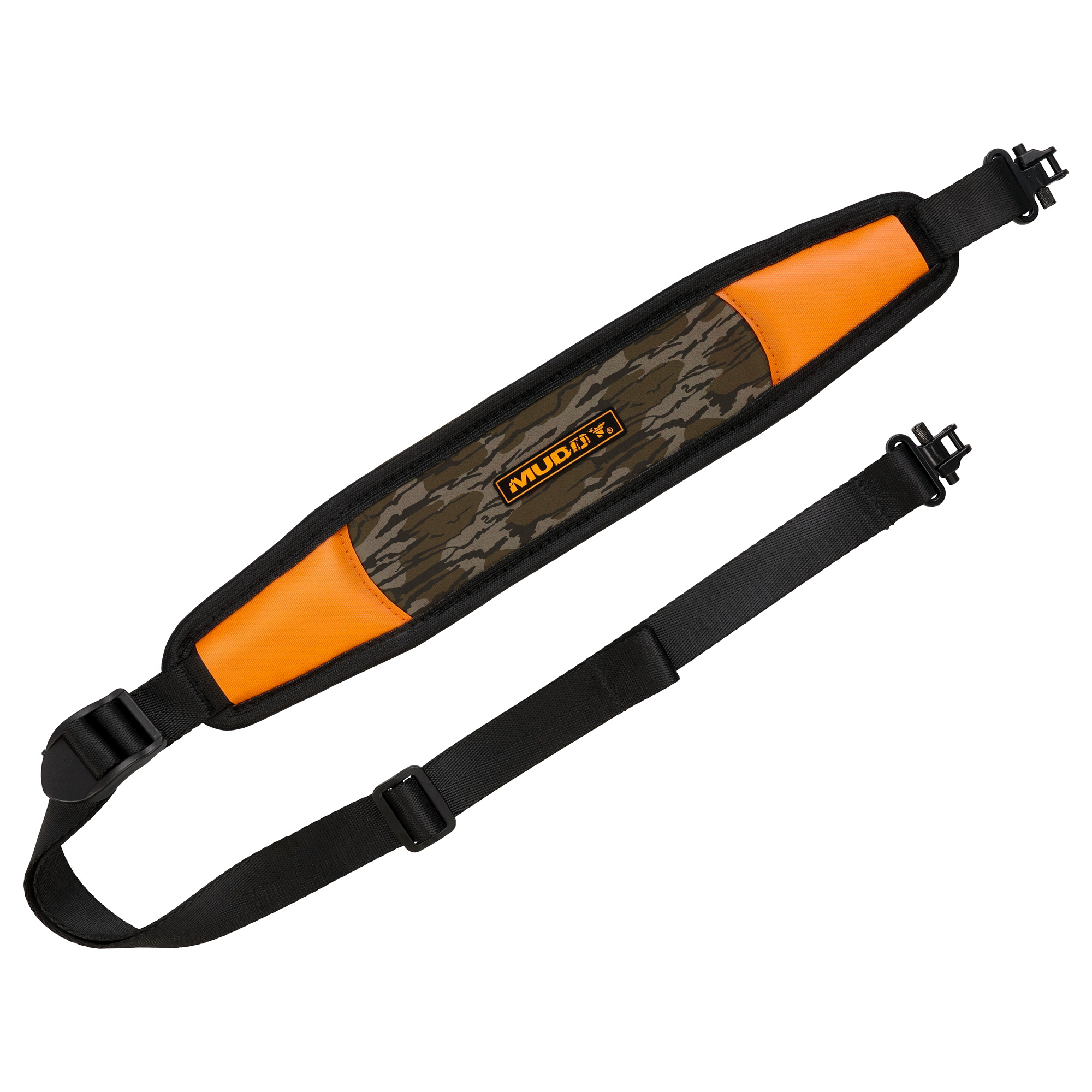 Muddy MUDTRLBSLMOBL Black/Orange Neoprene Adjustable Rifle/Shotgun