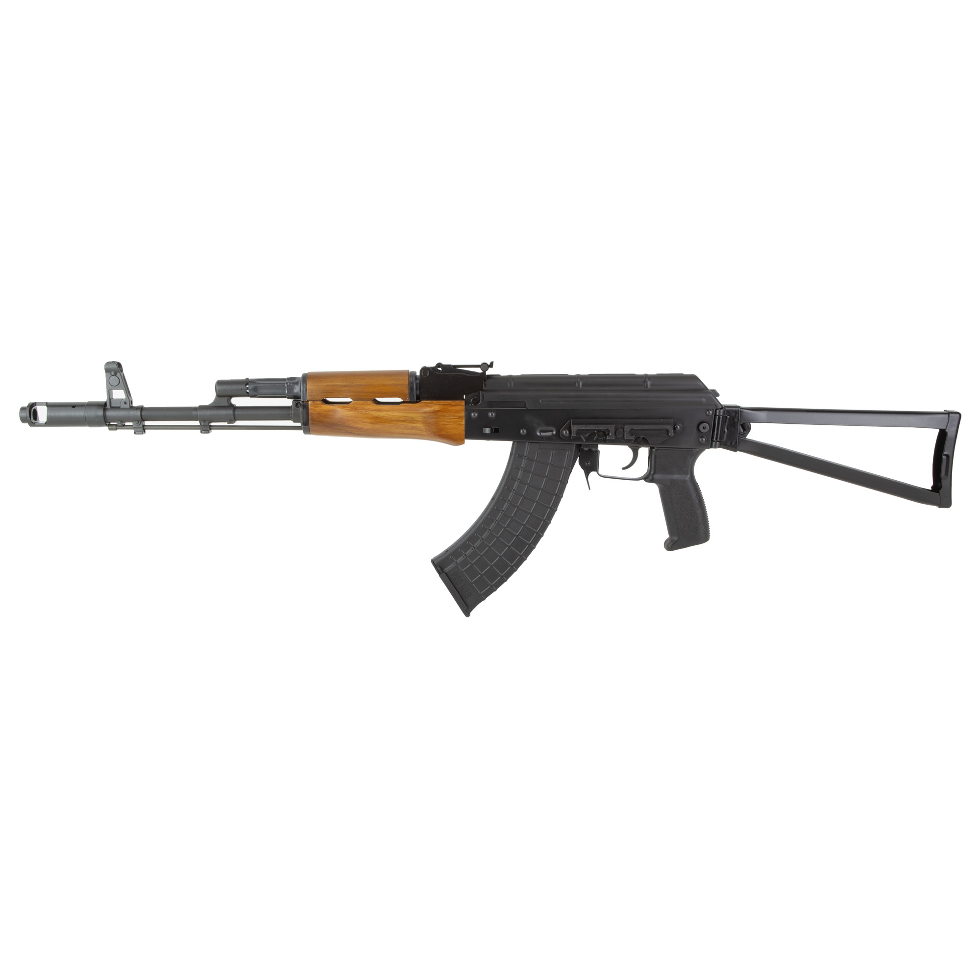 Riley Defense Inc RAK101SF RAK47 7.62x39mm 30+1 16.25” Black Nitride Threaded Barrel, Black Oxide Mil-Spec Receiver, Black Side Folding Metal Stock, Black Polymer Grip