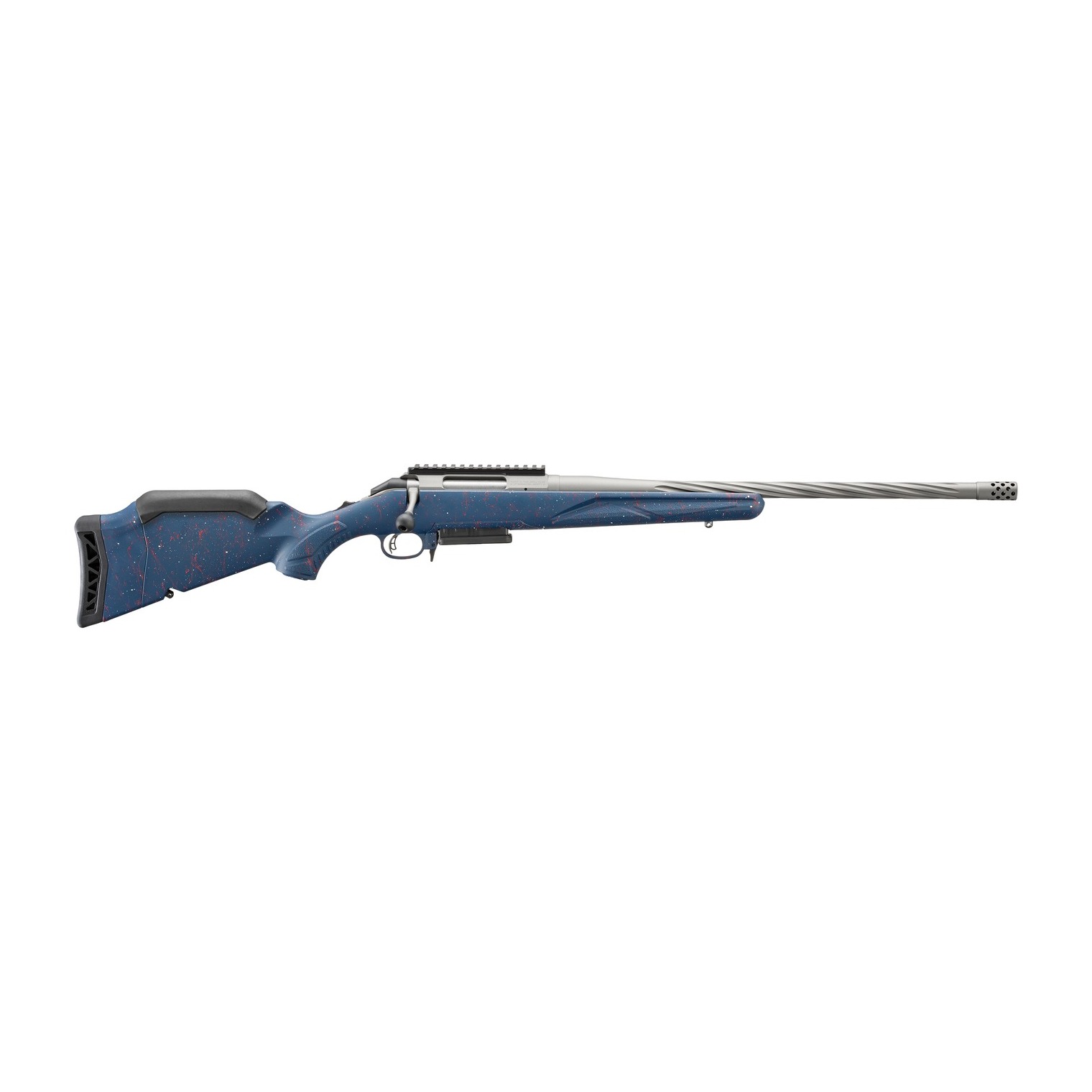 Ruger American Gen II 308 Win 20” Liberty Blue Splatter 736676569311