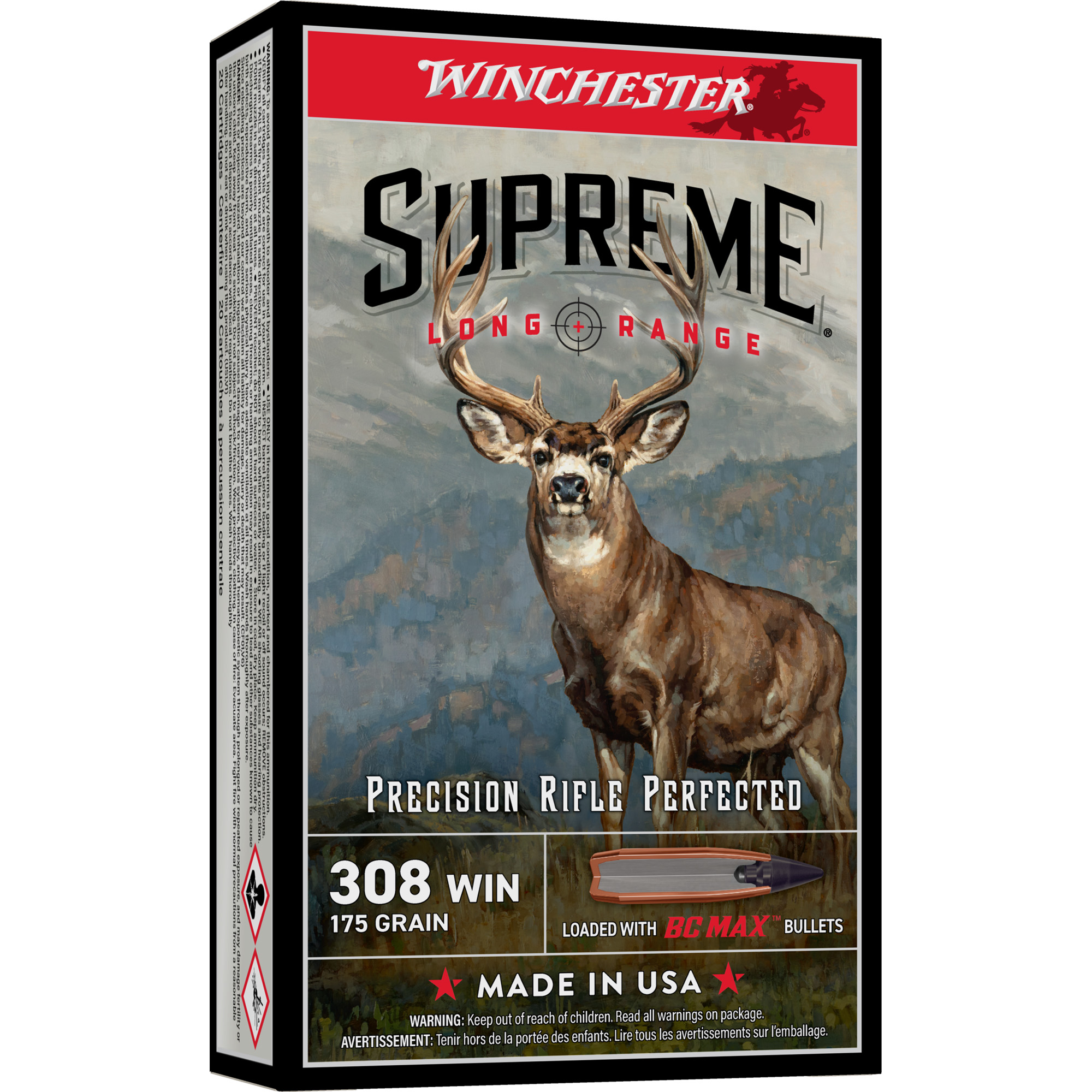 WIN S308BC 308WIN 175GR BC MAX 20/10