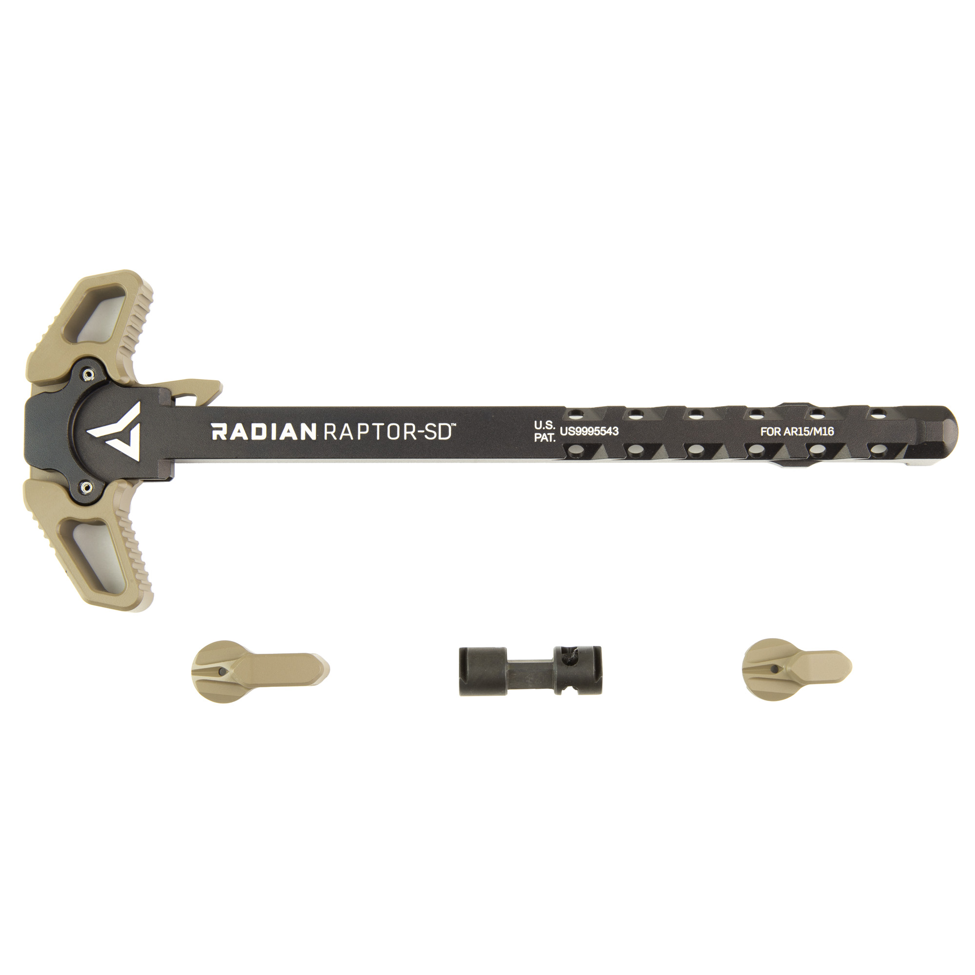 Radian Weapons R0940 Raptor SD 45/90 Charging Handle AR-15/M16 Flat Dark Earth Aluminum Ambidextrous