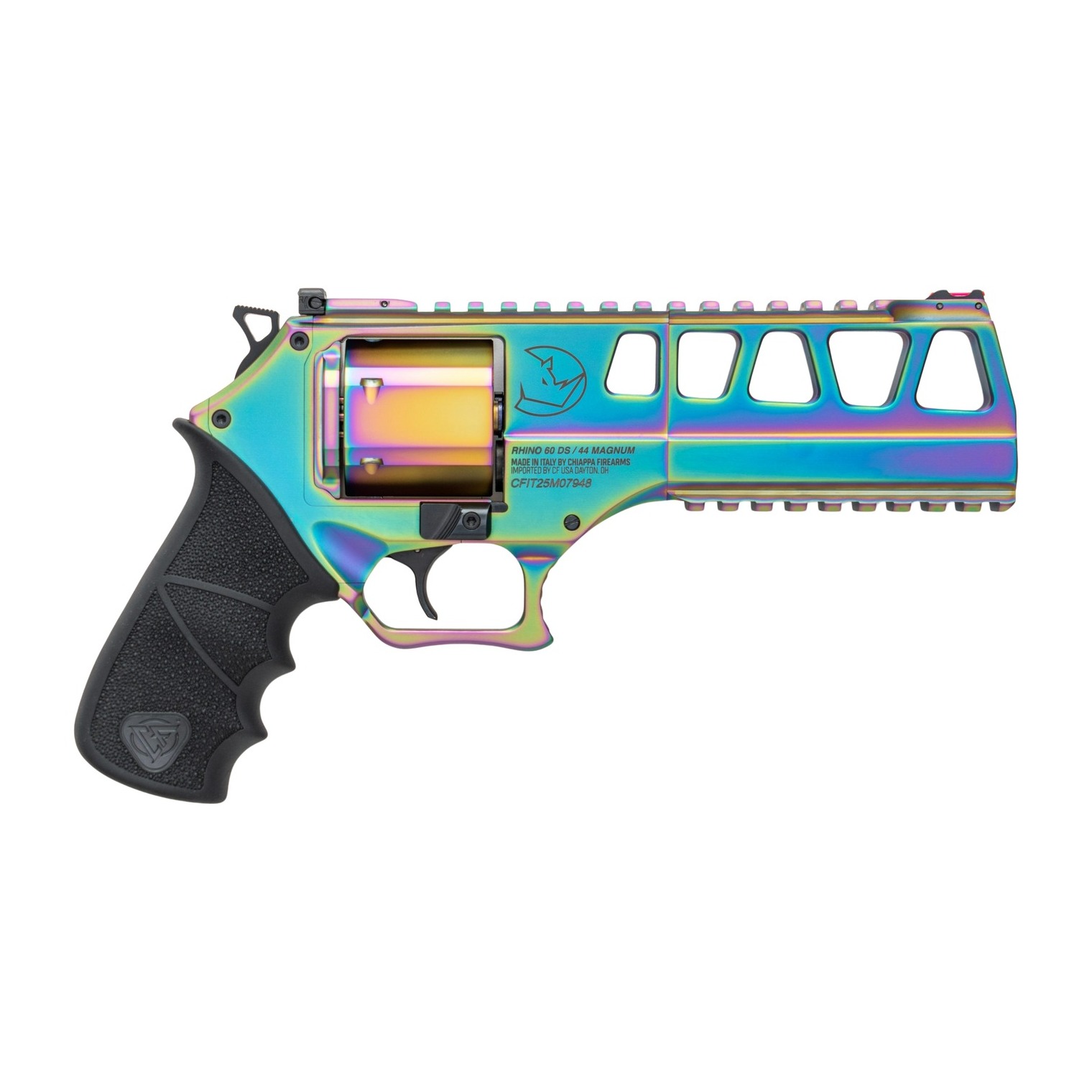 Chiappa Firearms CF340356 Rhino 60SAR *CA Compliant 44 Mag 6 Shot 6” Nebula PVD Steel Barrel & Cylinder, Nebula PVD Alloy Frame