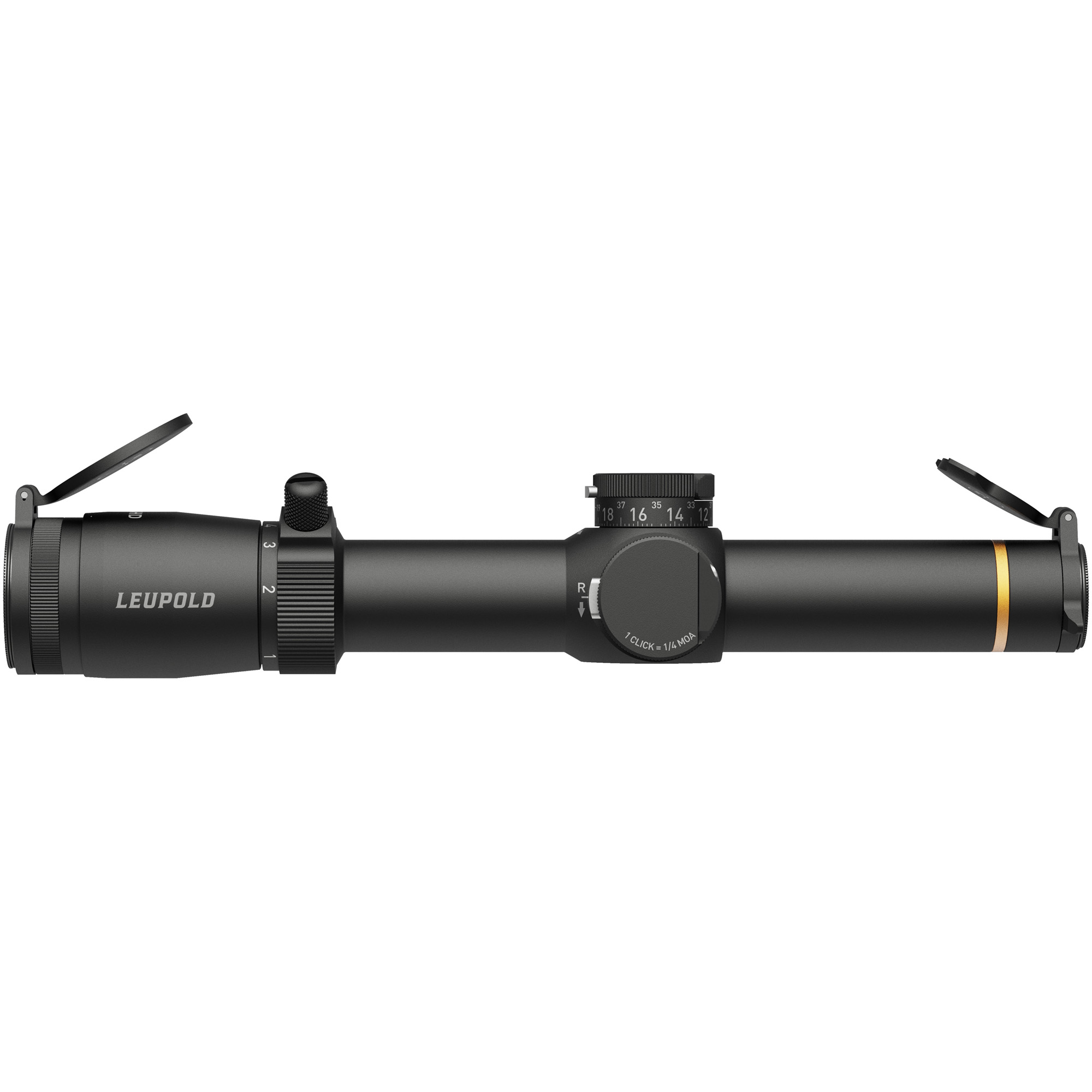 Leupold 183835 VX-6HD Gen 2 Black 1-6x 24mm Illuminated FireDot Duplex Reticle