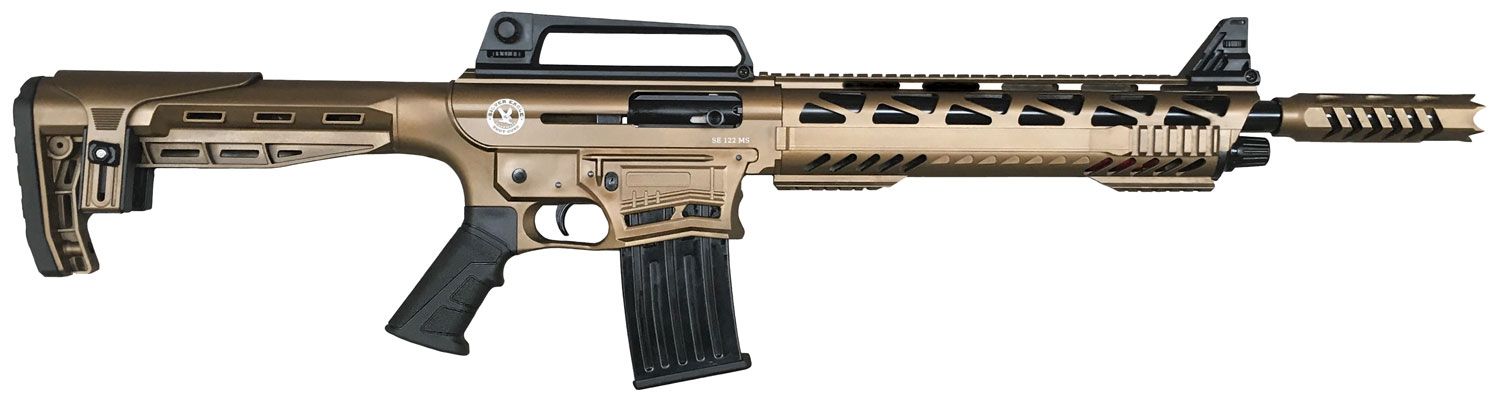 Silver Eagle SE122 Tactical Semi-Auto Shotgun SE122TACB, 12 Gauge, 20", 3" Chmbr, 5 Rds