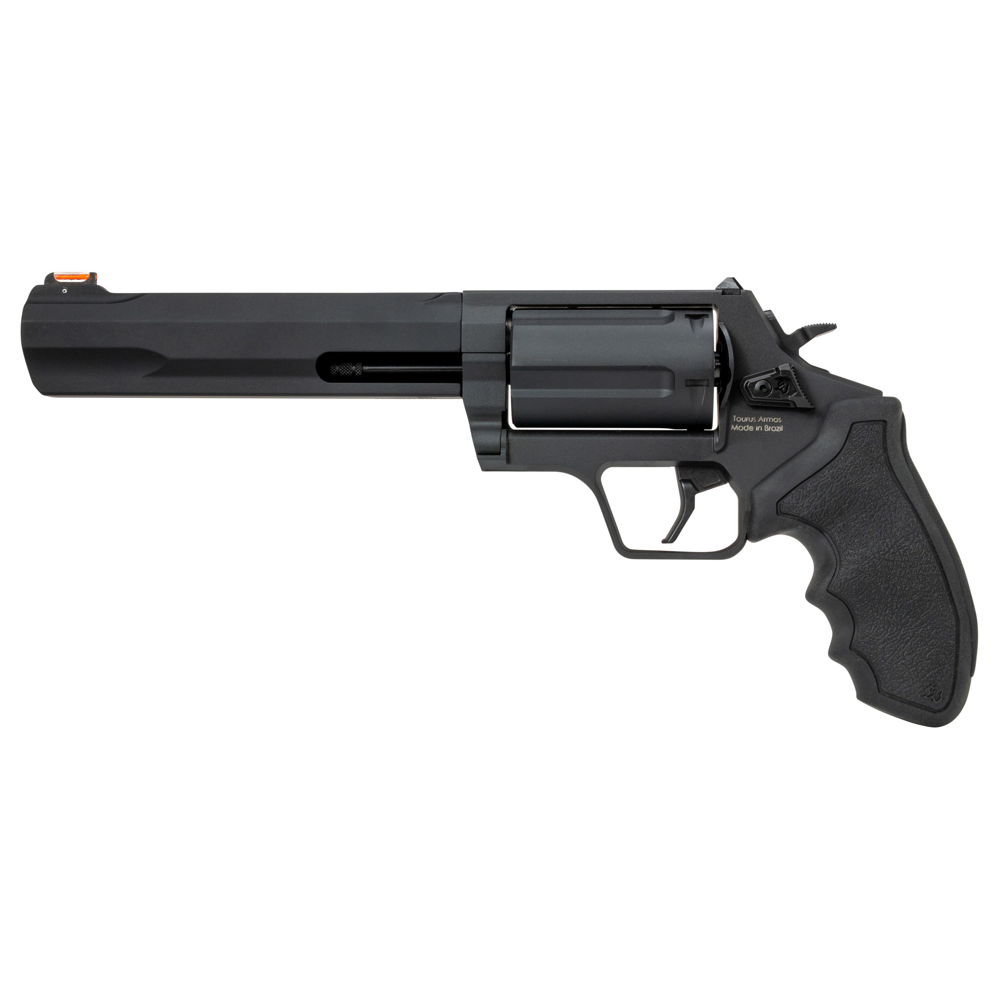 Taurus 2-JUDGE61 Judge 45 Long Colt/410 Gauge 5 Shot 6.50” Black Stainless Steel Barrel, Cylinder & Frame, Black Rubber Grip, Transfer Bar Safety