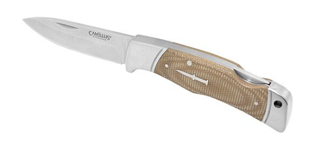 CAMILLUS CLASSIC LOCK BACK 3.25” SS DROP POINT MICARTA