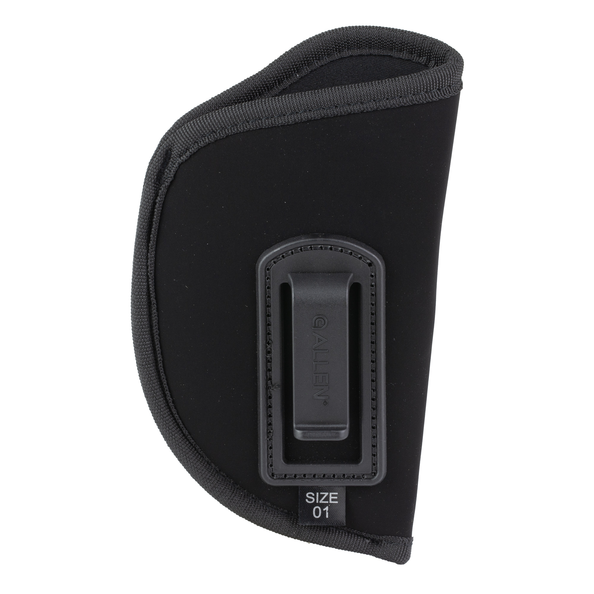 Allen 44601 Inside-The-Pant Conceal Carry Holster Size 01 IWB Black Ultrasuede Fabric, Fits Medium Frame Autos, Belt Clip Mount, Right Hand