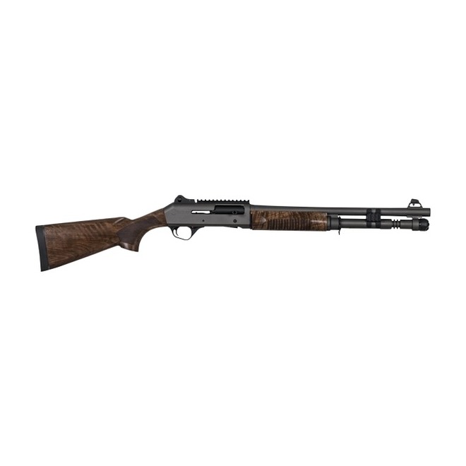 PANZER M4 TACTICAL 12 GAUGE 18.5” 5RD SHOTGUN, WALNUT/DISRUPTIVE GREY - PAM4TSDGNWS