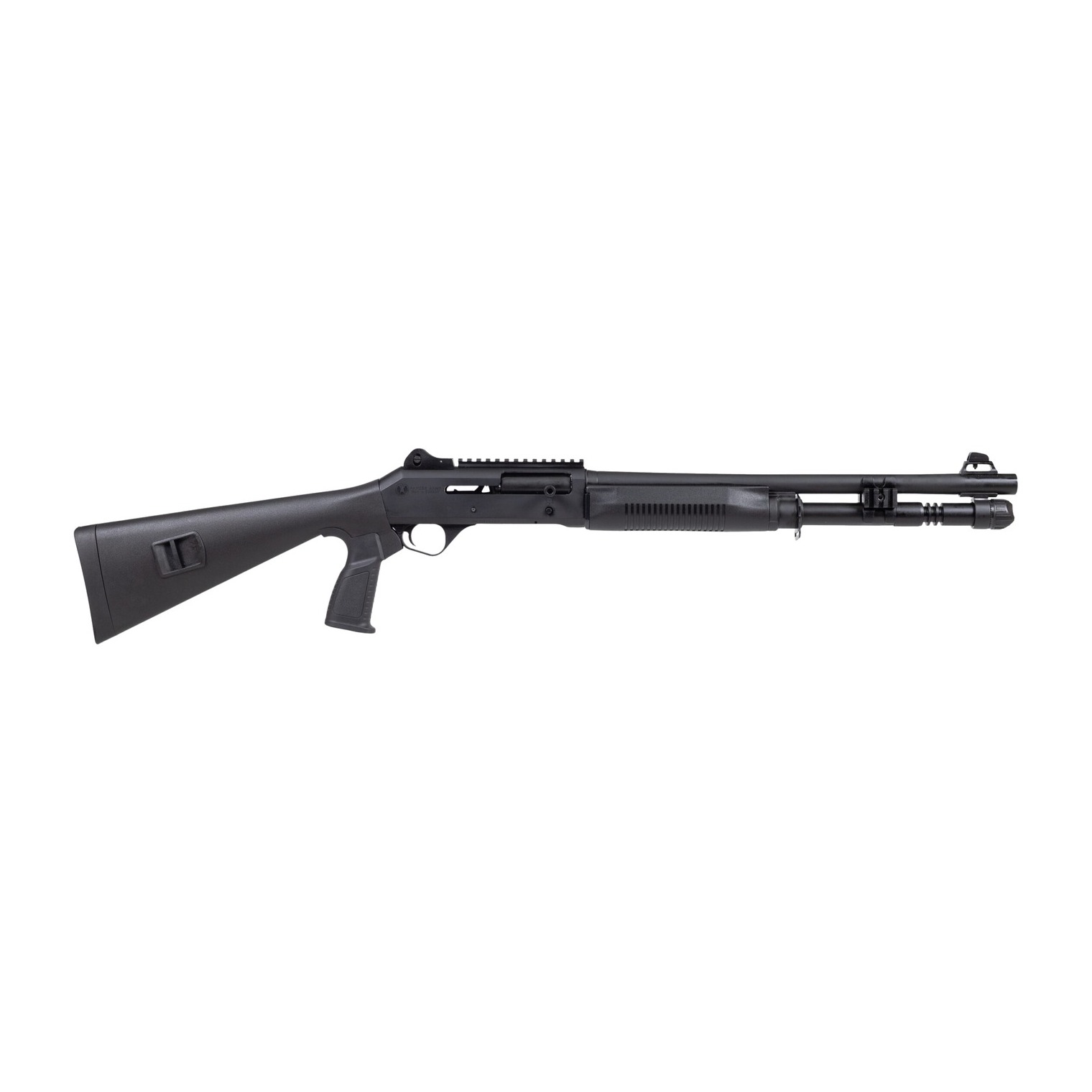 Panzer Arms PAM4TSSB M4 12 Gauge Semi-Auto 3” 5+1 18.50” Black Barrel, Black Aluminum Receiver w/Picatinny Rail, Black Fixed Synthetic Stock, Black Polymer Grip