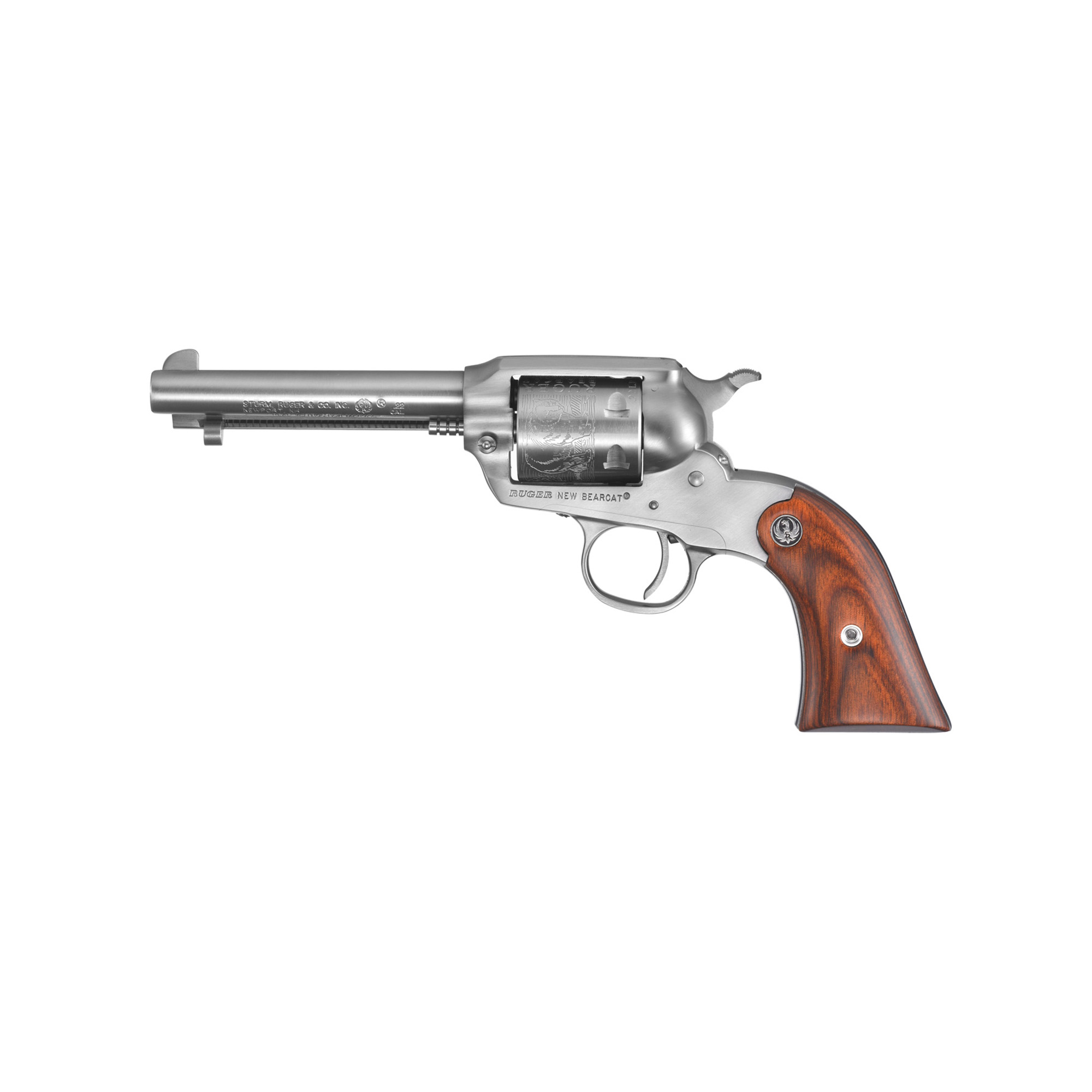 Ruger Bearcat 22 LR 4" 6rd Stainless Engraved 0913 736676009138