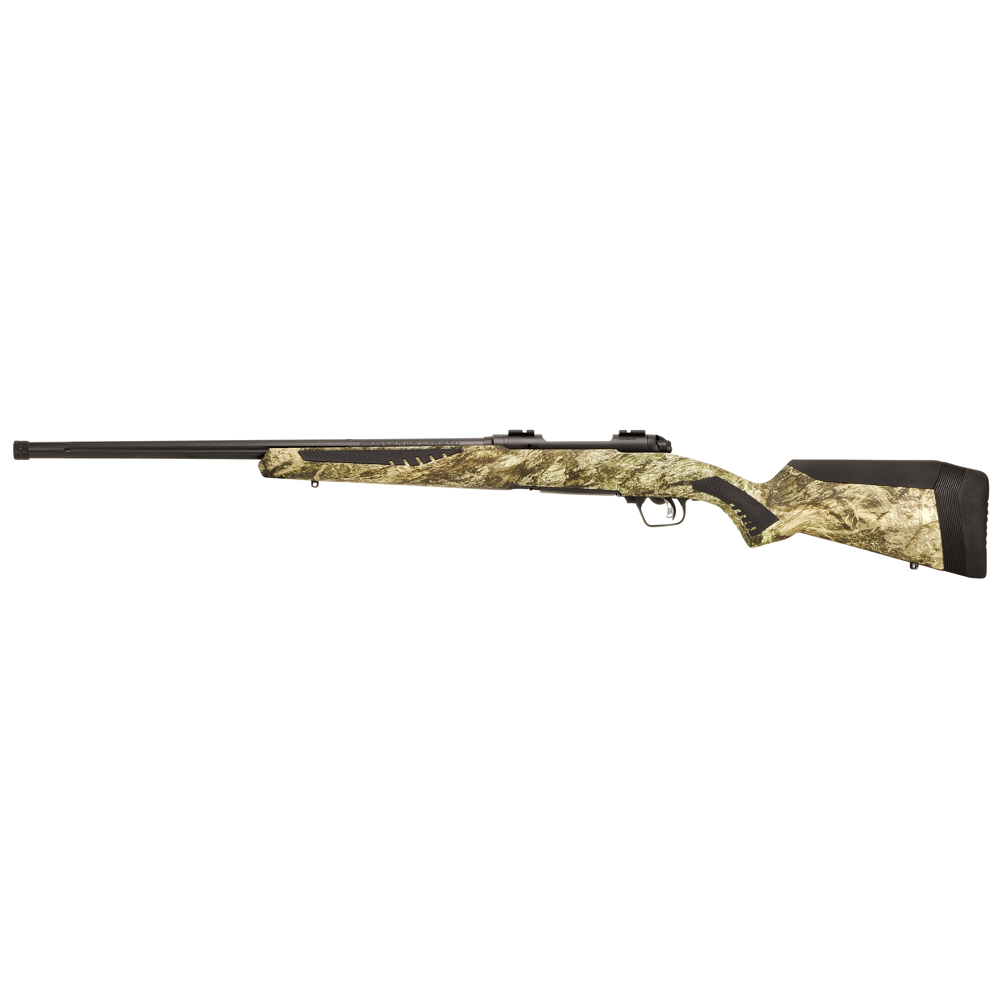 Savage Arms 57002 110 Predator 204 Ruger 4+1 24”, Matte Black Metal, Mossy Oak Terra Fixed AccuStock with AccuFit