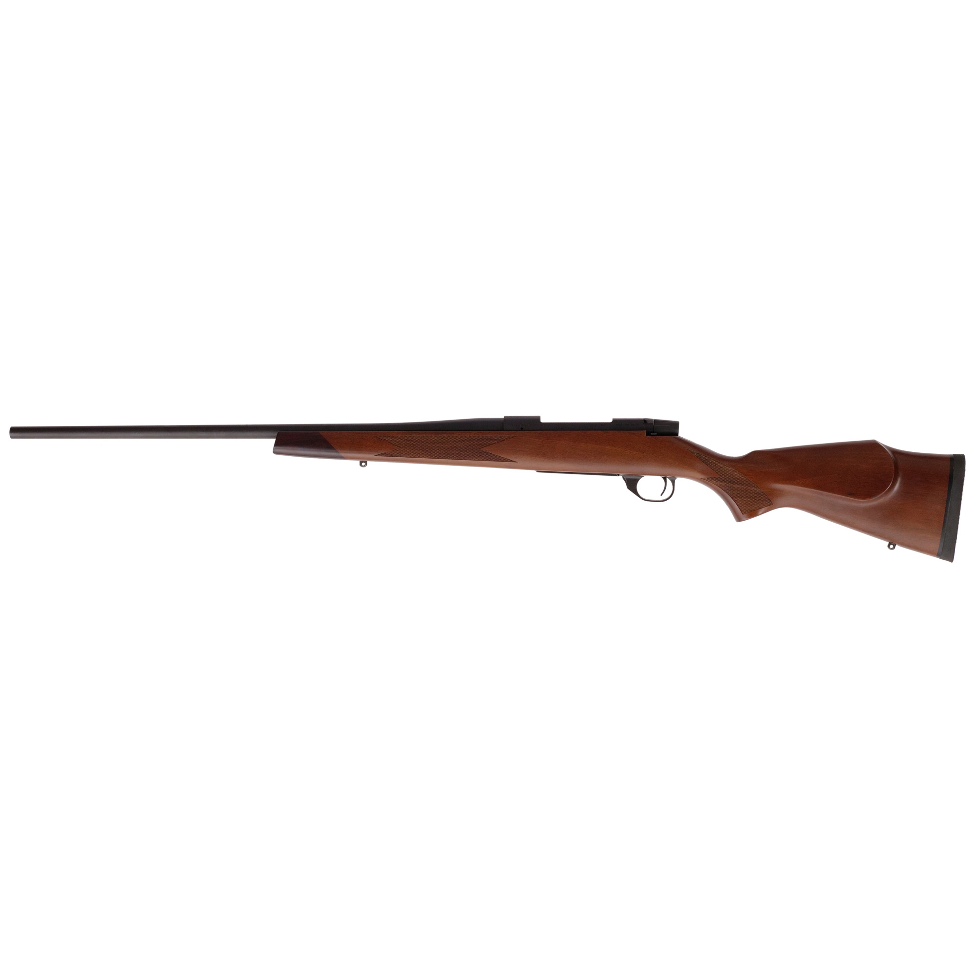Weatherby VDT306SR2T Vanguard Sporter Full Size 30-06 Springfield 5+1 24” Bead Blasted Blued #2 Threaded Barrel, Matte Blued Drilled & Tapped Steel Receiver, Grade A Turkish Walnut Monte Carlo Stock