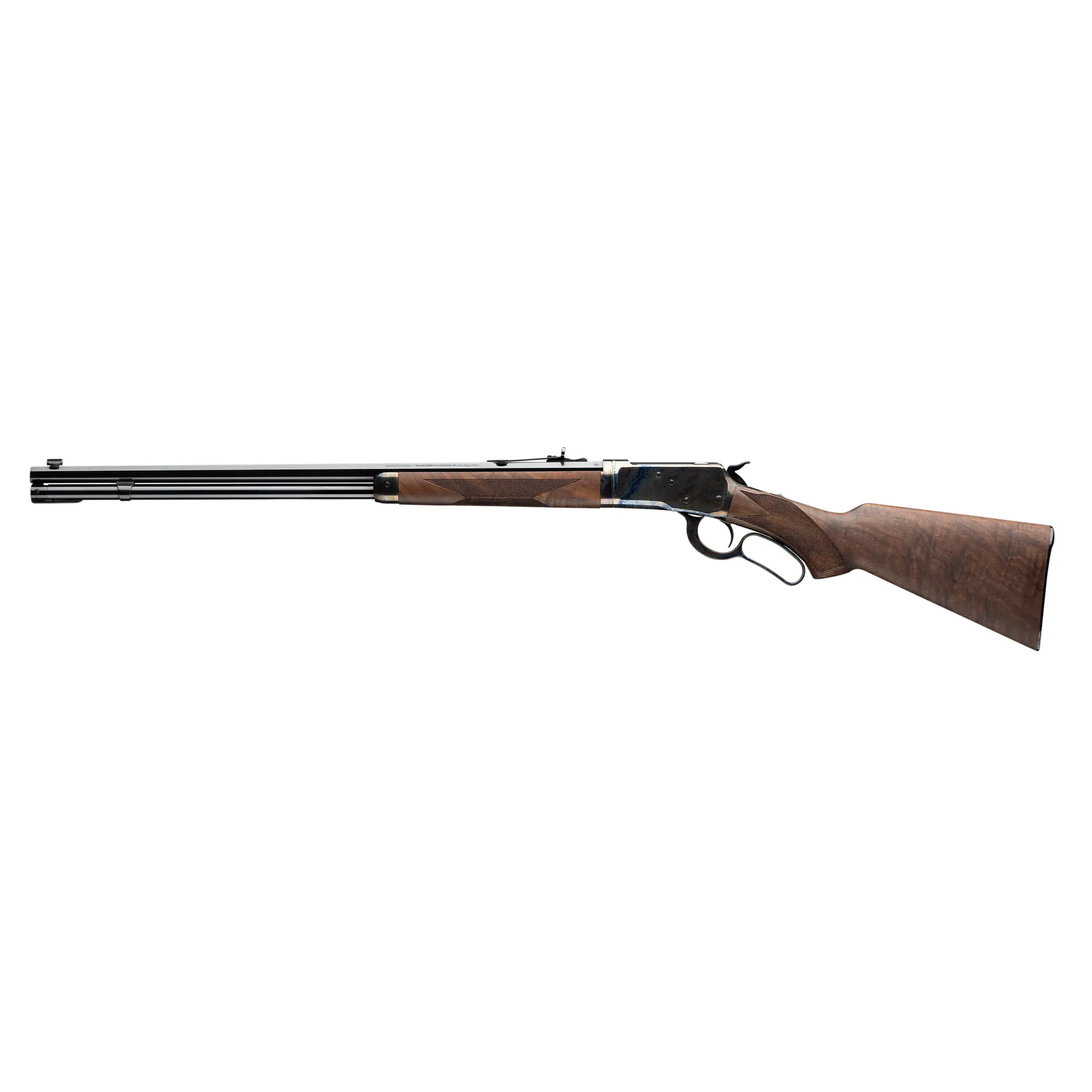 Winchester Repeating Arms 534283124 Model 1892 Deluxe Takedown Full Size 44 Rem Mag 11+1 24” Polished Blued Octagon Barrel, Color Case Hardened Steel Receiver, Grade V/VI Walnut Fixed Stock