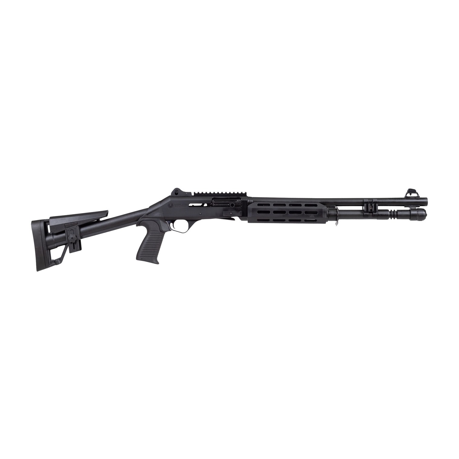 PANZER M4 SPEED PRO Tactical Semi-Auto Shotgun 18.5” Ported Barrel 12GA 3” 5 Round -Fixed Skeleton Stock -MLOK Handguard -Black -PAM4CSBMFSS