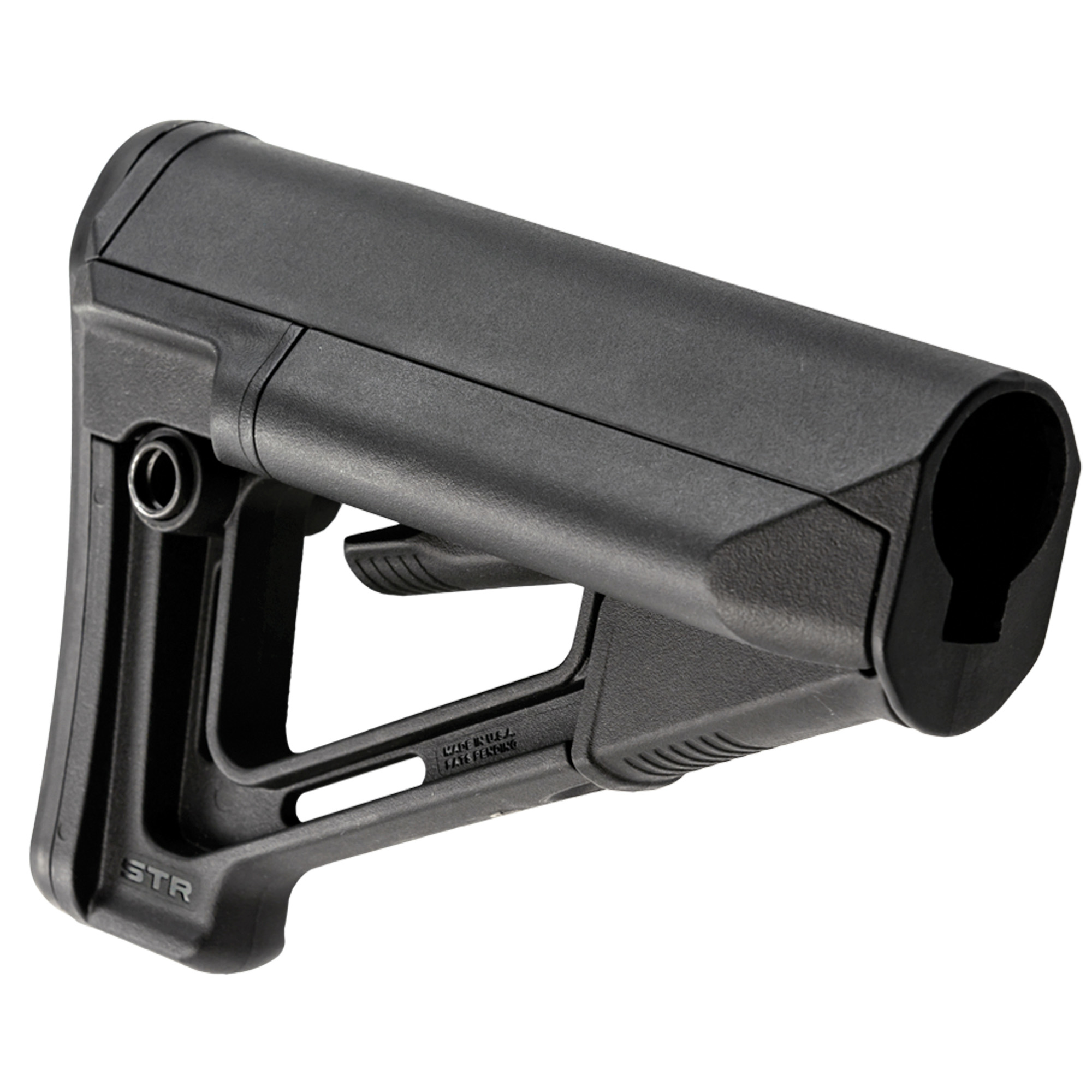 Magpul STR Carbine Stock AR15 M4 Mil Spec Black Storage Battery Tubes Enhanced Cheek Weld MAG470BLK