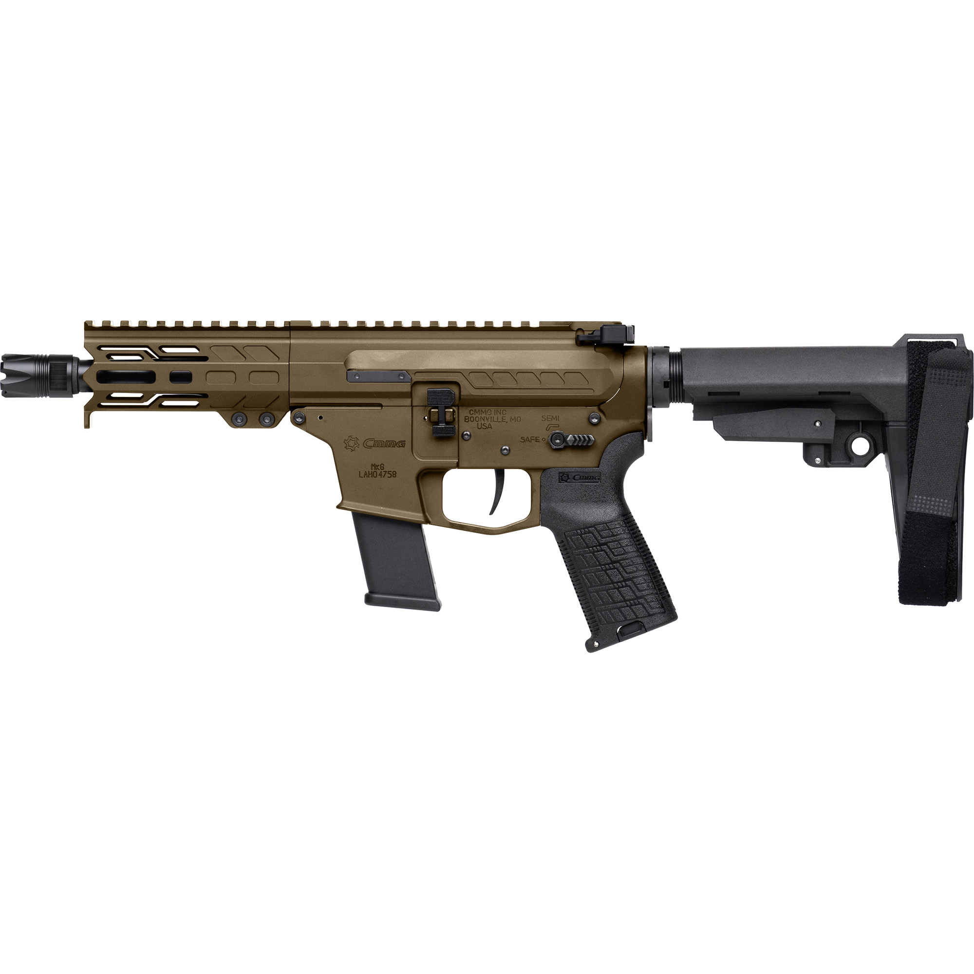 CMMG Banshee MKG 45 ACP 5" Midnight Bronze 45A150F-MB