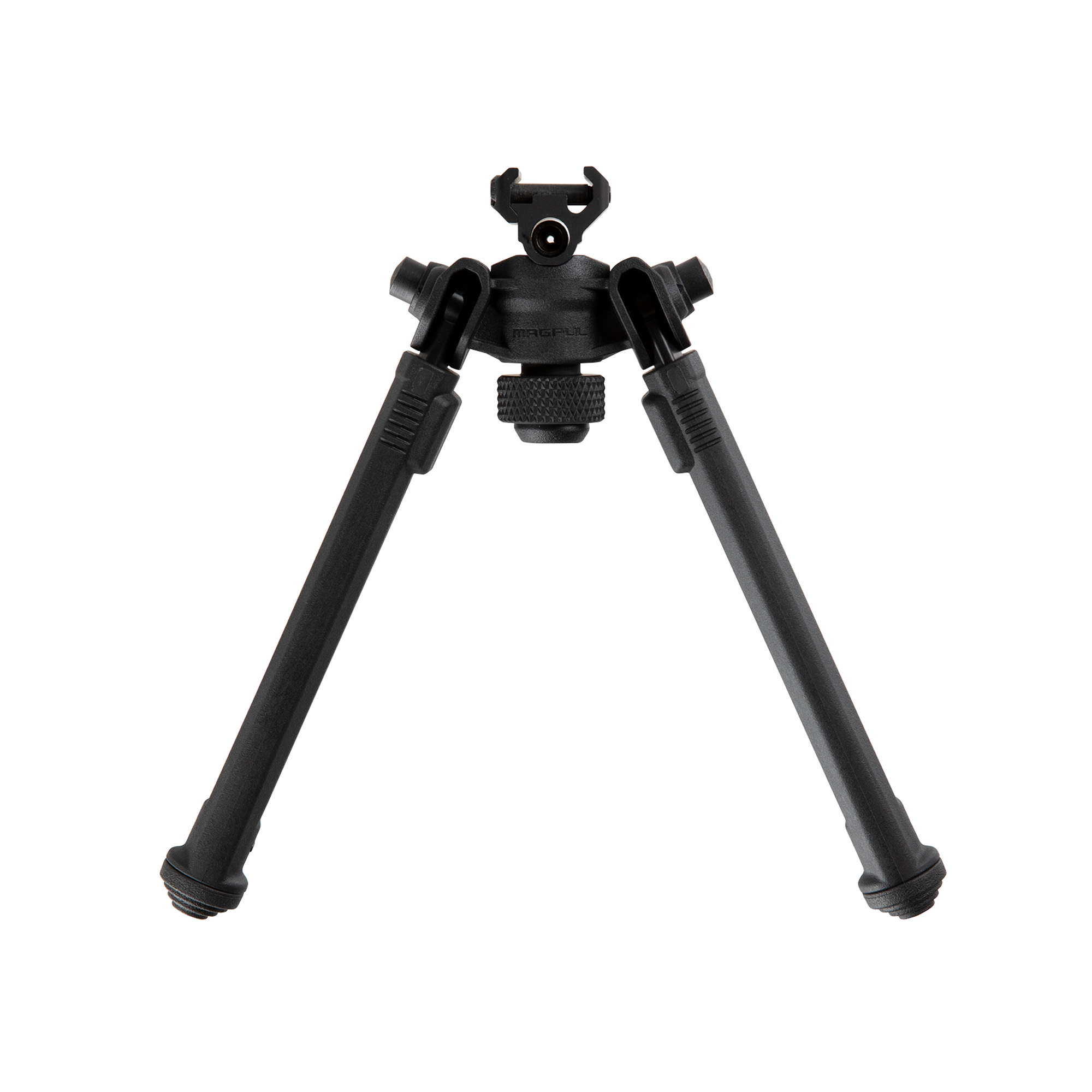 Magpul MAG941-BLK Bipod 1913 Picatinny Rail Attachment, Black Mil-Spec Anodized Aluminum, 6.80-10.30” Vertical Adjustment, Rubber Feet for AR-Platform