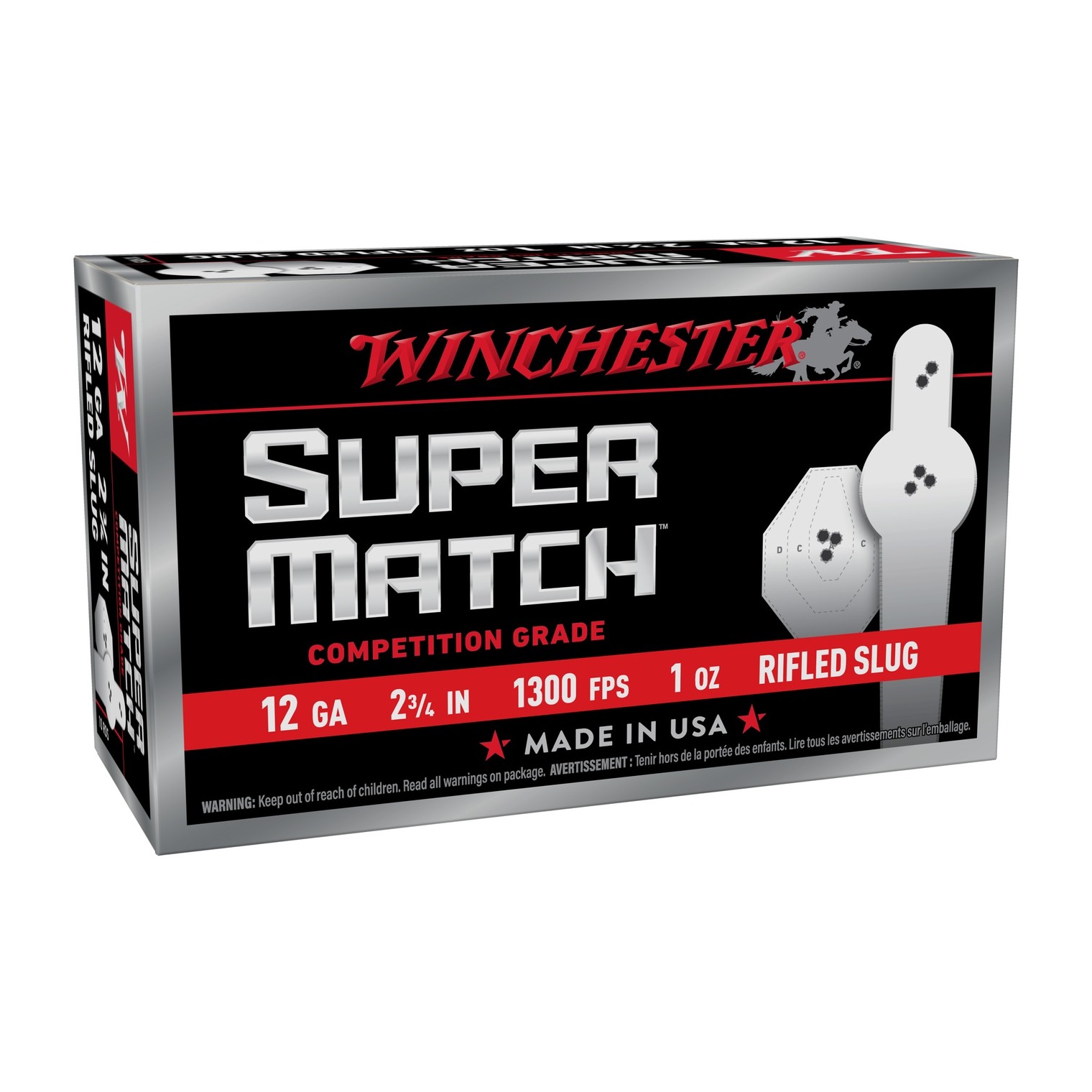 WIN SM12RS 12G 2/3/4 1OZ SLUG 10/10