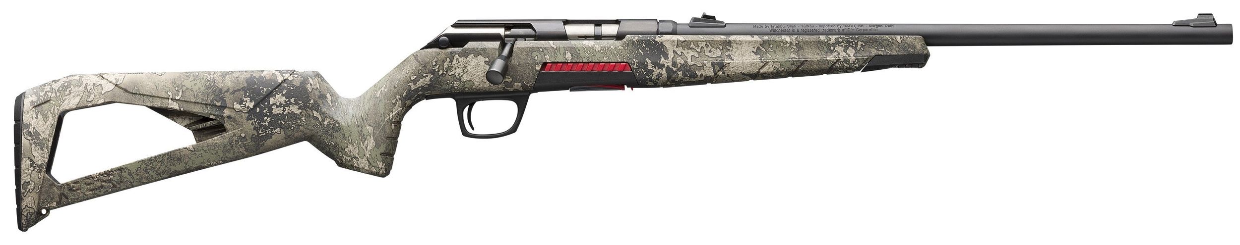Winchester XPERT Bolt-Action Rifle 525206186, 17 WSM, 18", Truetimber Strata Camo Stock, 8 Rds