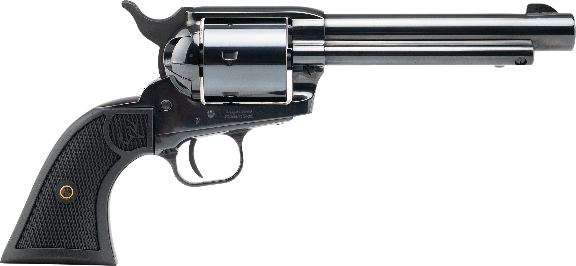 Taurus Deputy Revolver 2D35741, 357 Mag/38 SPL/9mm, 5.5", Black Polymer Grips, Polished Black Finish, 6rd