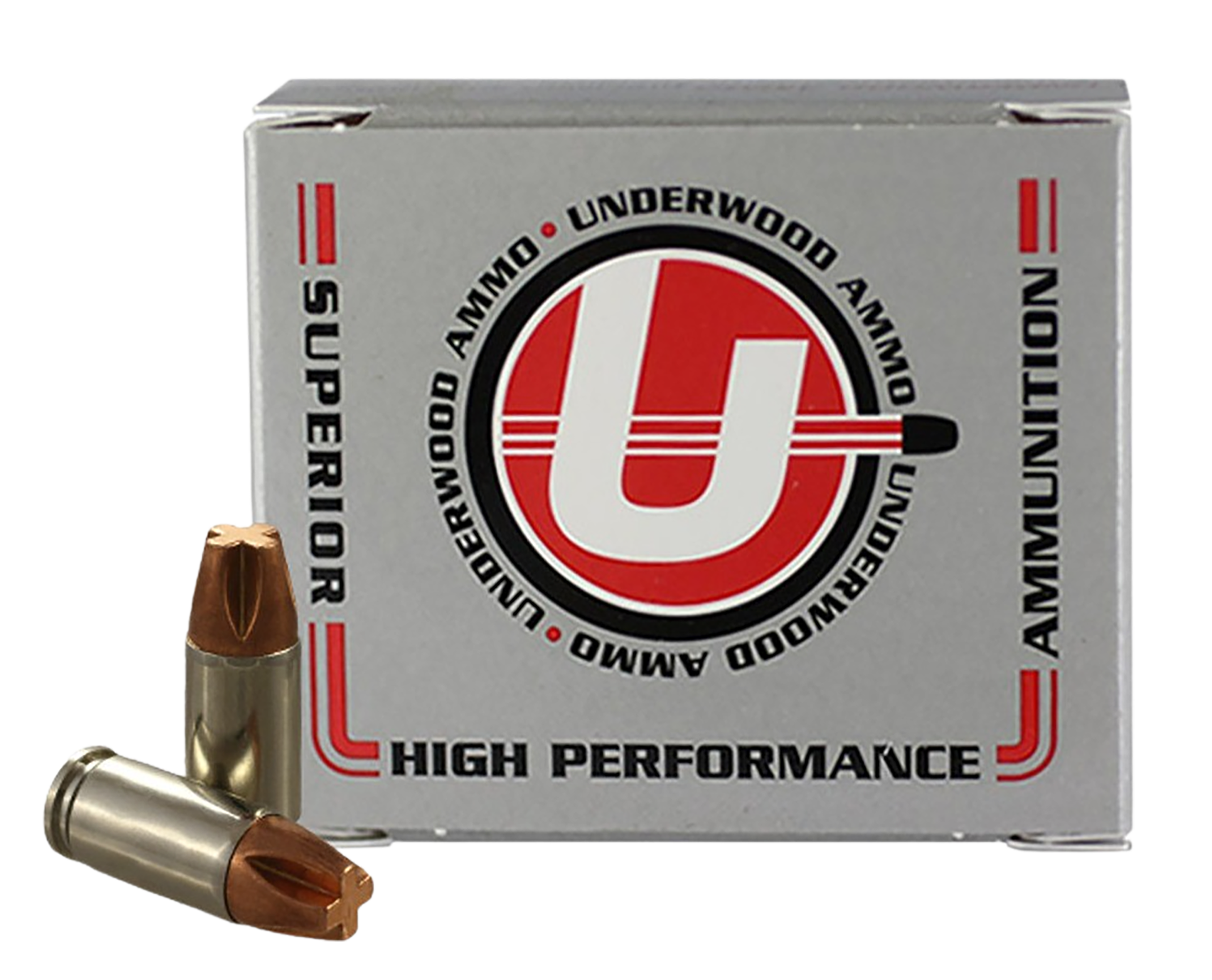 UnderwoodPistol Ammunition UA155, 9mm, Solid Monolithic, 115GR, 1150fps, 20 Rd/bx
