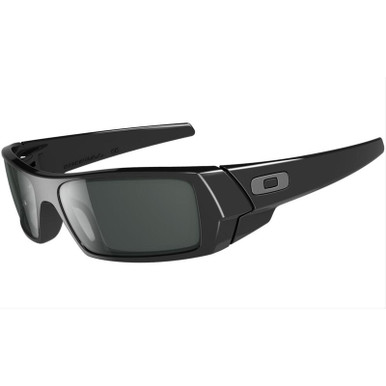 Oakley 03-471 Gas Can Polished Black with Grey Sunglasses