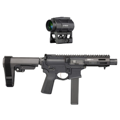 Springfield Armory Saint Victor PAC Pistol 9mm 5.5" Barrel 4 32 Round Magazines 1X22 Green Dot and Case