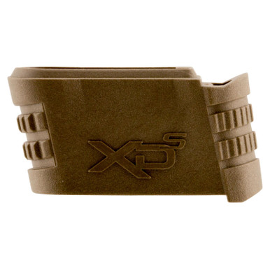 Springfield Armory XDS5901FDE Backstrap Sleeve made of Polymer with Flat Dark Earth Finish & 1 Piece Design for 9mm Luger Springfield XD-S with #1 Backstrap