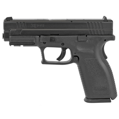 Springfield XD9 Defender Full Size 9mm, 4" Barrel, Black, Fixed Sights, 16rd
