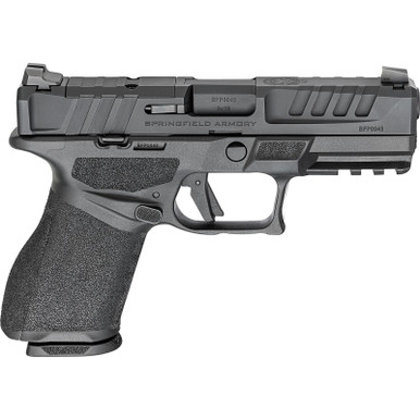 Springfield Armory EC9409BU15 Echelon Compact Frame 9mm 15+1 4" Black Melonite Steel Barrel & Optic Ready/Serrated Steel Slide, Black Polymer Frame w/Picatinny Rail, Textured Grip, Ambidextrous