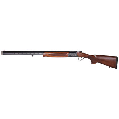 Iver Johnson Arms IJ60028 IJ600 28 Gauge Break Open 2.75" 2 Shot 28" Black Over/Under Vent Rib Barrel, Engraved Matte Black Chrome Steel Receiver, Fixed Walnut Stock