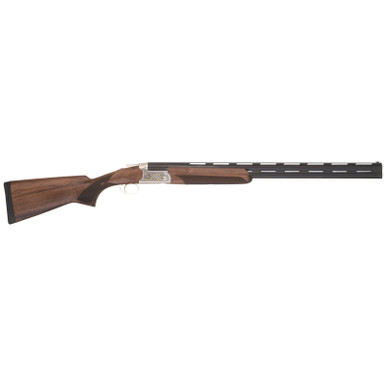 TriStar 33130 Trinity II Full Size 12 Gauge Break Open 3" 2rd 28" Black Over/Under Vent Rib Barrel, Acid Etched w/24K Gold Inlay Stainless Steel Receiver, Fixed Turkish Walnut Stock, Right Hand