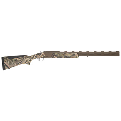 TriStar 35221 Hunter Mag II 12 Gauge 3.5" 2rd 28" Chrome-Lined, Midnight Bronze Barrel/Re, Mossy Oak Shadow Grass Blades Furniture, Fiber Optic Sight, 5 Ext. Chokes