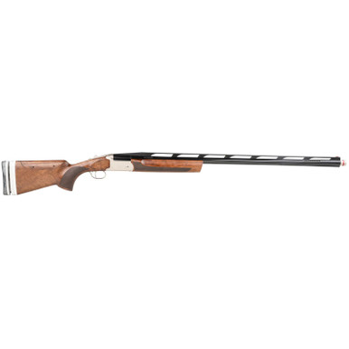 TriStar 35411 TT-15A Mono Trap Full Size 12 Gauge Break Open 2.75" 1rd 34" Black Vent Rib Barrel, Silver Steel Receiver, Adjustable Walnut Stock, Beretta/Benelli Mobil Ext Chokes, Right Hand