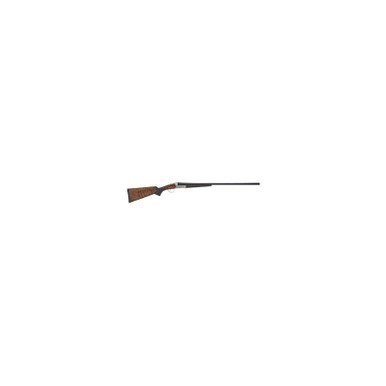 TriStar 38128 Bristol SxS Full Size 28 Gauge Break Open 2.75" 2rd 28" Blued Side By Side Barrel, Nickel Engraved w/24K Gold Inlay Steel Receiver, Fixed Oiled Turkish Walnut Stock, Right Hand
