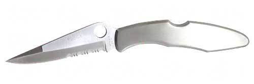 Spyderco Police Model StainlessCombo Edge
