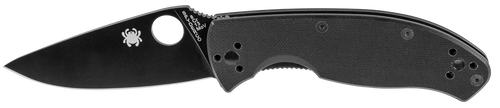 Spyderco Tenacious G-10 Black Blade Serrated Edge