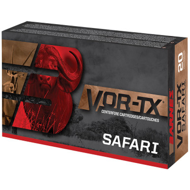 Barnes Bullets 22033 VOR-TX Safari 500Nitro Express 570gr Round Nose Banded Solid 20 Per Box/10 Case